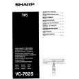 SHARP VC-782S Manual de Usuario