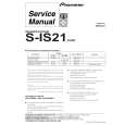PIONEER S-IS21/XJI/E Manual de Servicio