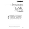 PANASONIC PT-DW5000UL Manual de Usuario