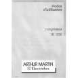 ARTHUR MARTIN ELECTROLUX IK1250 Manual de Usuario