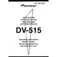 PIONEER DV515 Manual de Usuario