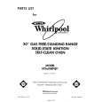 WHIRLPOOL SF3600EPW1 Catálogo de piezas