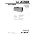 SONY SSCNX70ED Manual de Servicio