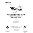 WHIRLPOOL SF395PEPW2 Catálogo de piezas