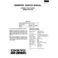 ONKYO DX700 Manual de Servicio