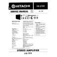 HITACHI HA5700 Manual de Servicio