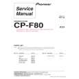 PIONEER CP-F80/SXTW/EW5 Manual de Servicio