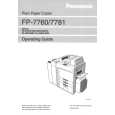 PANASONIC FP7760 Manual de Usuario