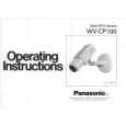 PANASONIC WVCP100 Manual de Usuario
