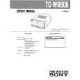 SONY TCWR808 Manual de Servicio