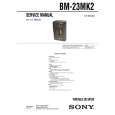 SONY BM23MK2 Manual de Servicio