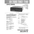 SONY XR7180 Manual de Servicio