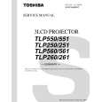 TOSHIBA TLP551 Manual de Servicio