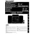 SHARP CPR400 Manual de Usuario