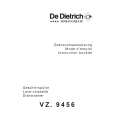 DE DIETRICH VZ9456E1 Manual de Usuario