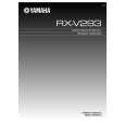 YAMAHA RX-V293 Manual de Usuario