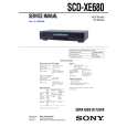 SONY SCDXE680 Manual de Servicio