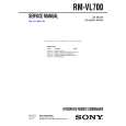 SONY RMVL700 Manual de Servicio