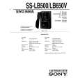 SONY SS-LB650V Manual de Servicio
