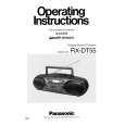 PANASONIC RX-DT55 Manual de Usuario