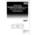 JVC TD-W304 Manual de Usuario