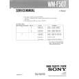 SONY WMF507 Manual de Servicio