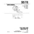 SONY SRS-T10 Manual de Servicio