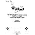 WHIRLPOOL SF300BSRW0 Catálogo de piezas