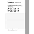PIONEER VSX-D914 Manual de Usuario
