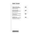 ZANKER ZSK3502X Manual de Usuario