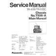 PANASONIC T506-A CHASSIS Manual de Servicio