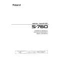 ROLAND S-760 Manual de Usuario
