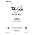 WHIRLPOOL LE5700XMW2 Catálogo de piezas