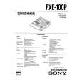 SONY FXE-100P Manual de Servicio