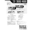 SONY SX-4600 Manual de Servicio