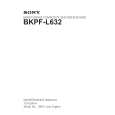 SONY BKPF-L632 Manual de Servicio