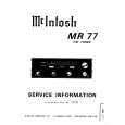MCINTOSH MR77 Manual de Servicio MCINTOSH MR77 Manual de Servicio