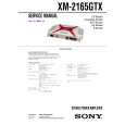SONY XM2165GTX Manual de Servicio