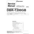 PIONEER DBR-T200GB/NVXK/GB Manual de Servicio