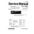 PANASONIC RM-1300E Manual de Servicio