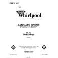 WHIRLPOOL LA3800XMW0 Catálogo de piezas