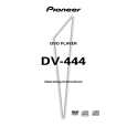 PIONEER DV-444/KUXQ Manual de Usuario
