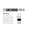 BOSS CE-5 Manual de Usuario