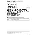 PIONEER GEX-P6450TV-2 Manual de Servicio