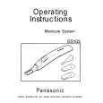PANASONIC ES103 Manual de Usuario