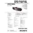 SONY CFDF10L Manual de Servicio