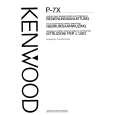KENWOOD P-7X Manual de Usuario