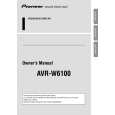PIONEER AVR-W6100/EW Manual de Usuario
