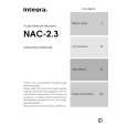 INTEGRA NAC-2.3 Manual de Usuario