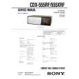 SONY CDX555RF Manual de Servicio